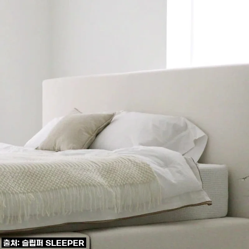 우리 부부 침실을 호텔 스위트룸으로! 슬립퍼 라인 저상형 패브릭 침대 LK 라지킹, 드디어 내돈내산 찐후기!