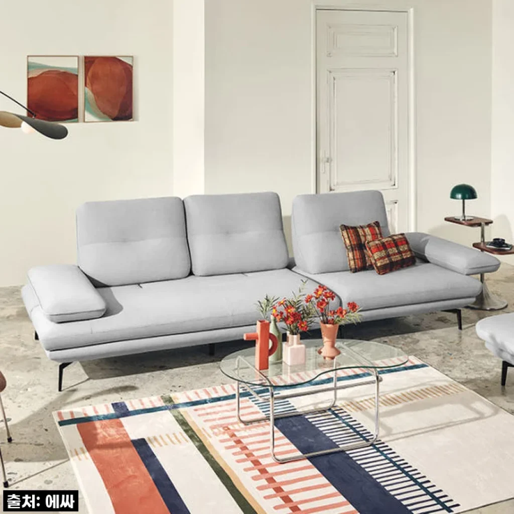 우리집 거실을 갤러리로! 에싸 로마노 4인 스윙 패브릭 소파, 내돈내산 찐리뷰!