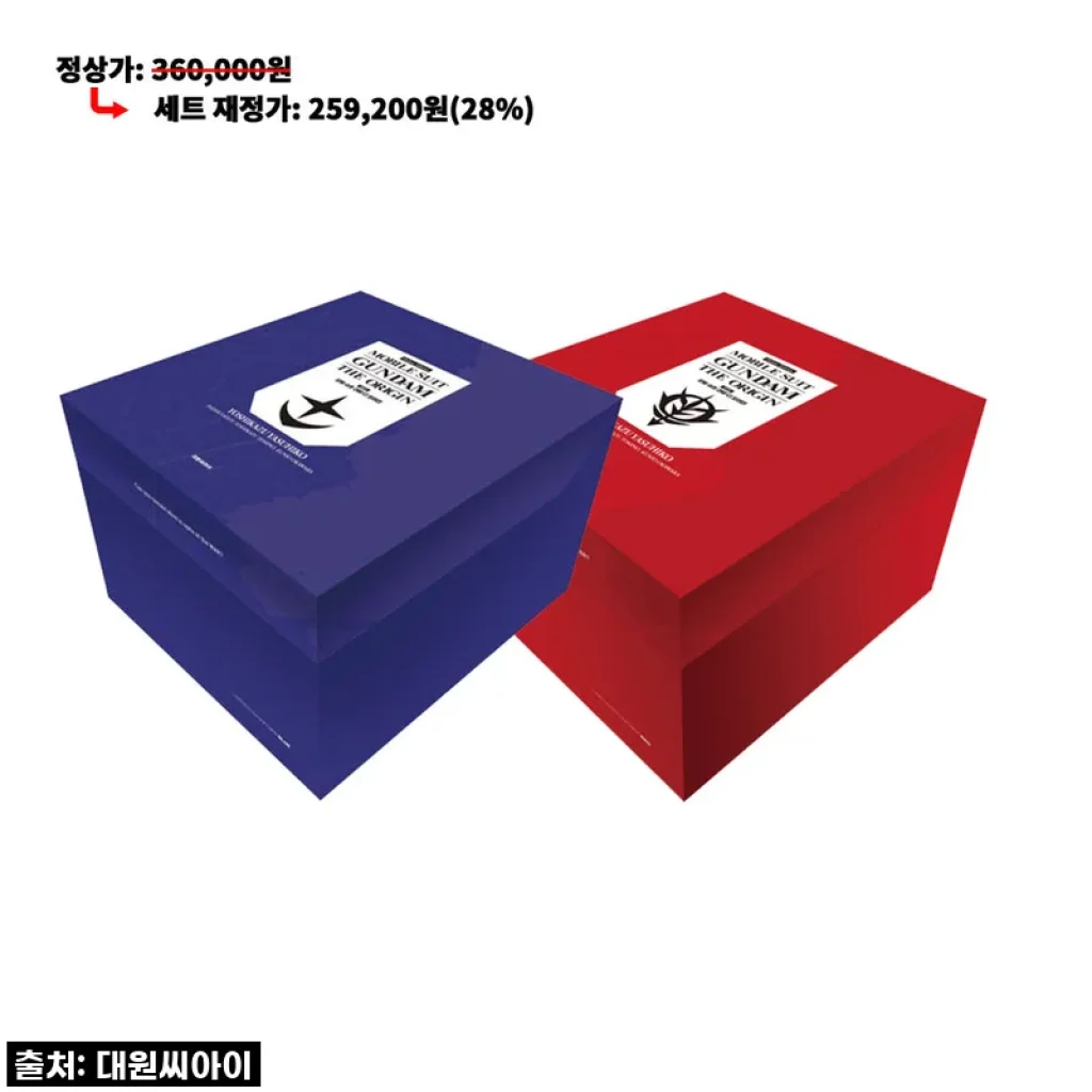 역대급 할인 놓치면 후회! [대원씨아이] 건담 디오리진 애장판 BOX, 소장 가치 200% 찐개봉기!