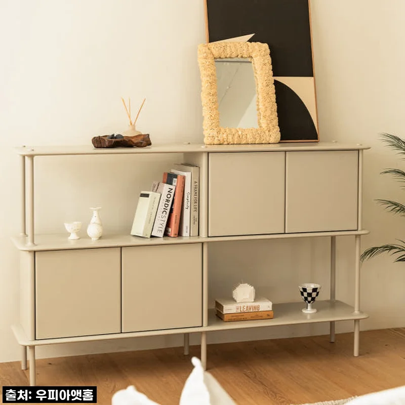 내돈내산 찐후기! 모브제 2단 1500 수납장 02, 우리 집 미니멀 라이프의 완성!