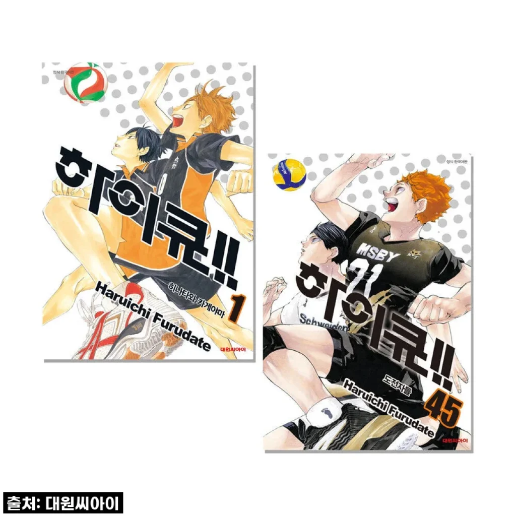 하이큐 전권 소장, 드디어 내 손안에! 45권 재정가 세트, 이 가격은 그야말로 '치트키'잖아?!