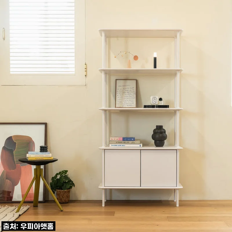 텅 비었던 공간이 갤러리로! 우피아 모브제 4단 수납장, 진짜 이건 물건이에요!