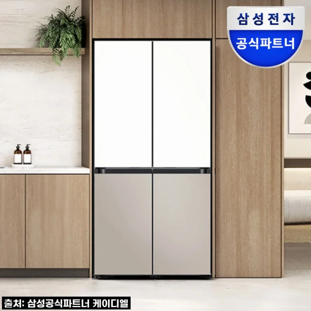 진심 감동! 삼성 비스포크 냉장고, 키친핏으로 주방이 갤러리가 됐어요! (RM70F64R1ZG 찐후기)