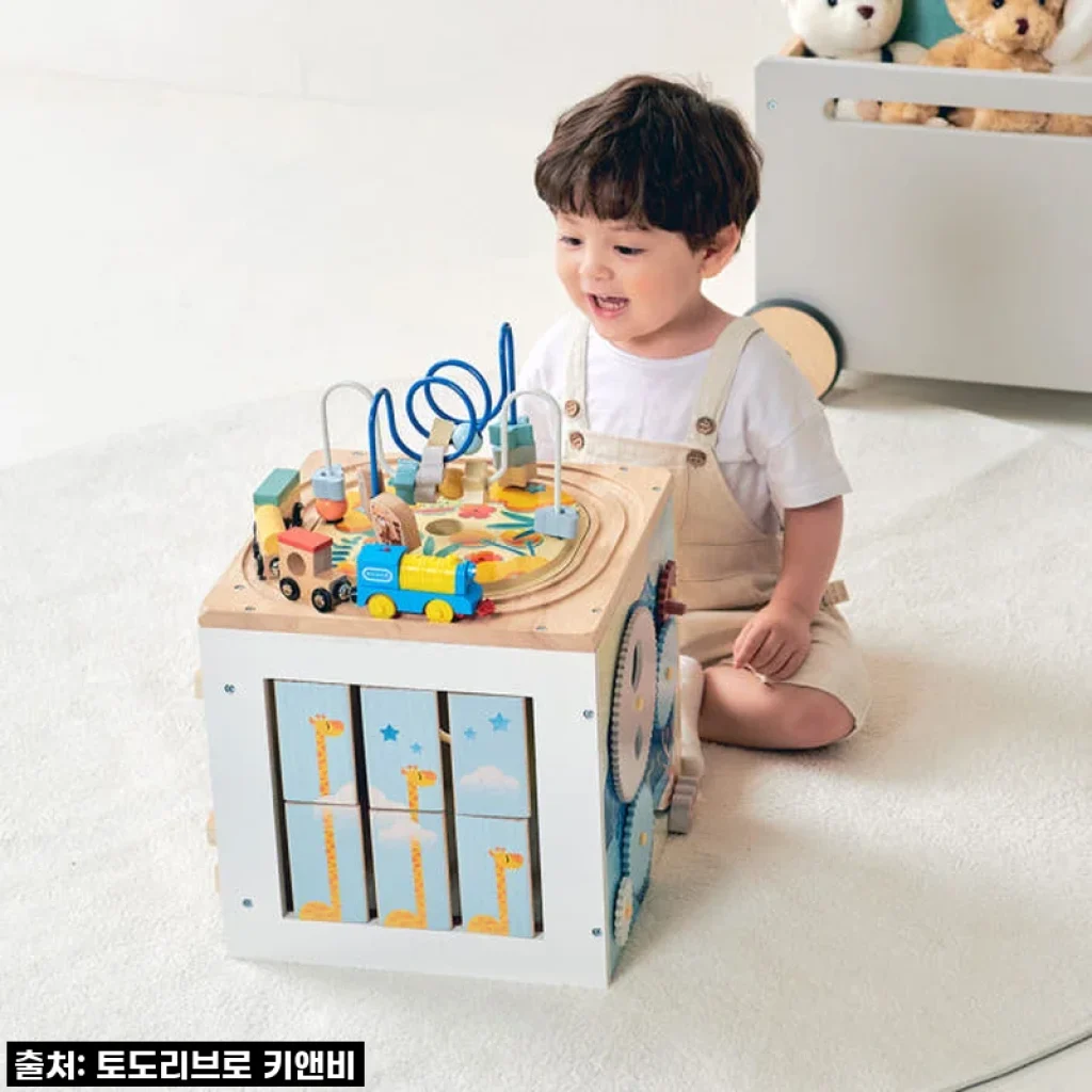 우리 아이 눈이 휘둥그레! 키앤비 트레인 우든 롤러코스터, 이 가격 실화인가요?