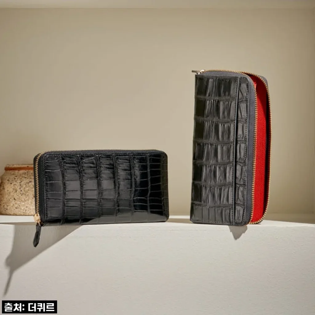 대박 할인! 더퀴르 리얼 악어가죽 명품 장지갑, 드디어 내 손에! #내돈내산 찐후기
