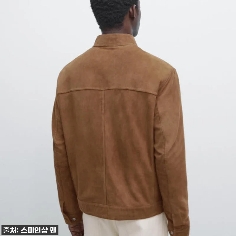 마시모두띠 스웨이드 레더 바이커 집업 관련 이미지 3