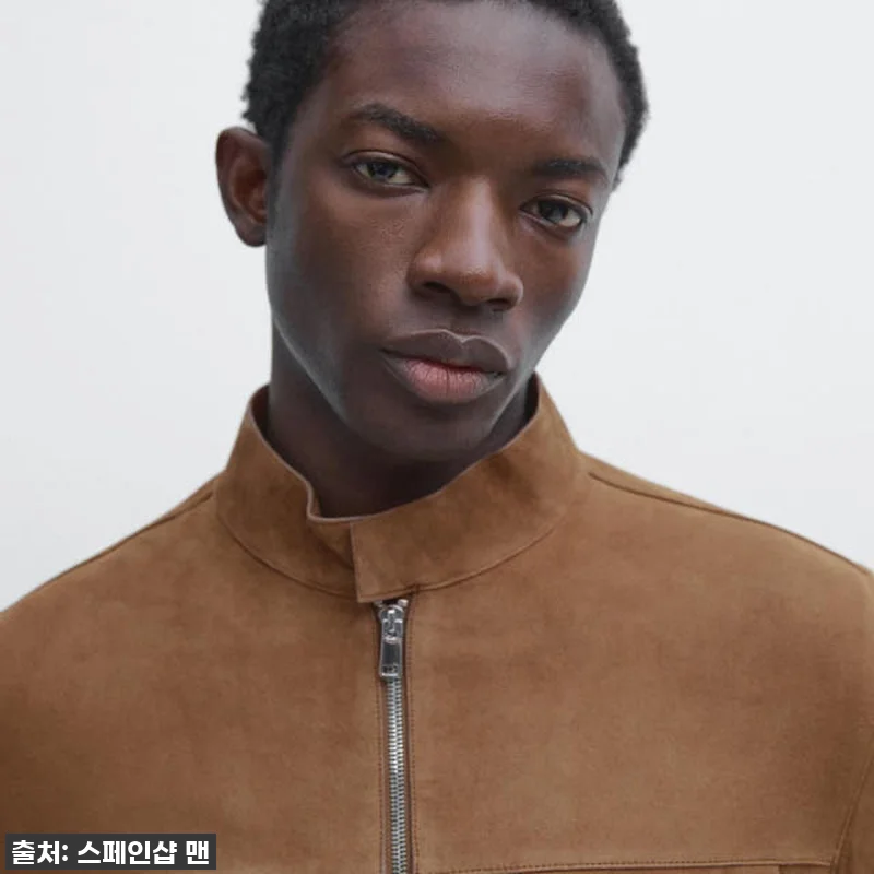 마시모두띠 스웨이드 레더 바이커 집업 관련 이미지 4