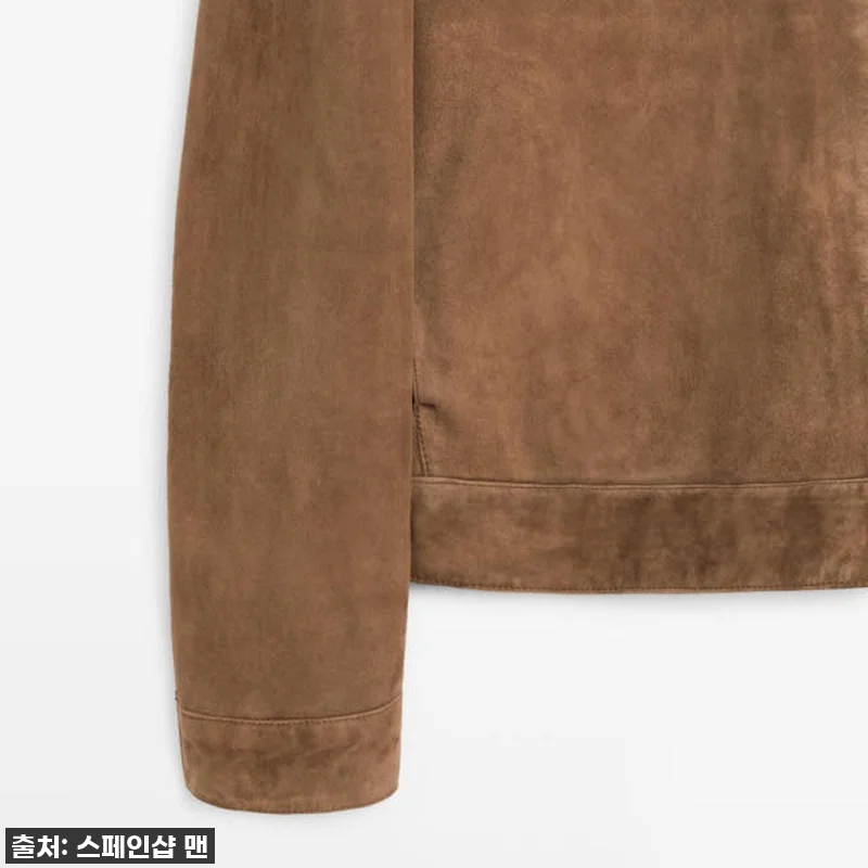 마시모두띠 스웨이드 레더 바이커 집업 관련 이미지 6