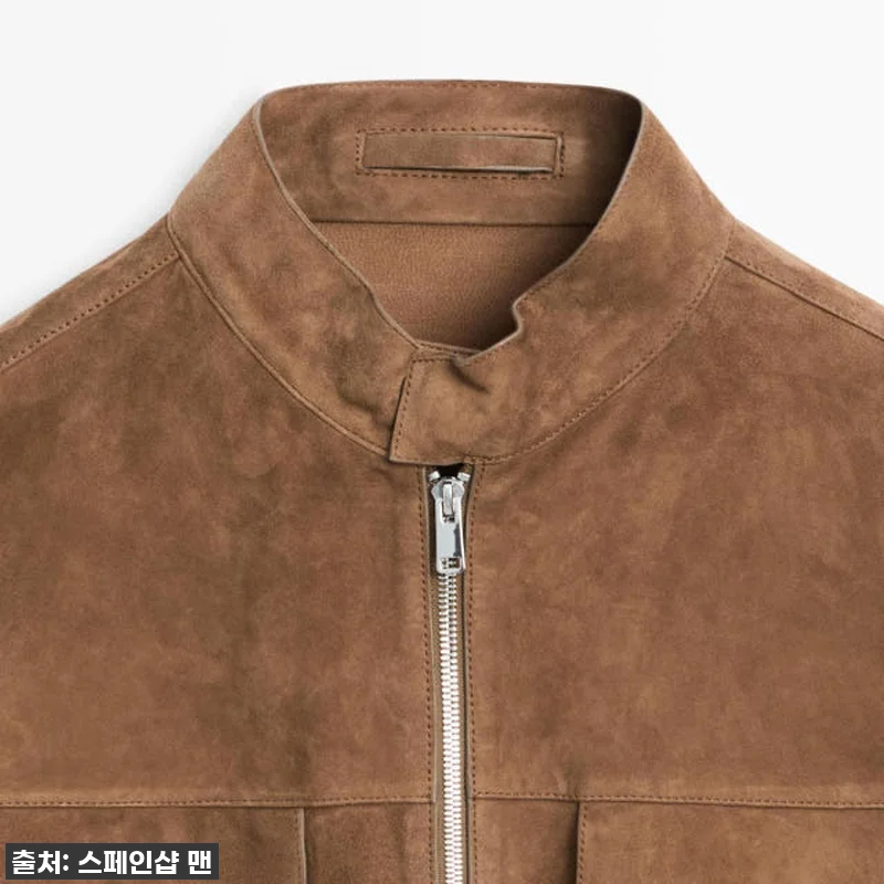 마시모두띠 스웨이드 레더 바이커 집업 관련 이미지 7