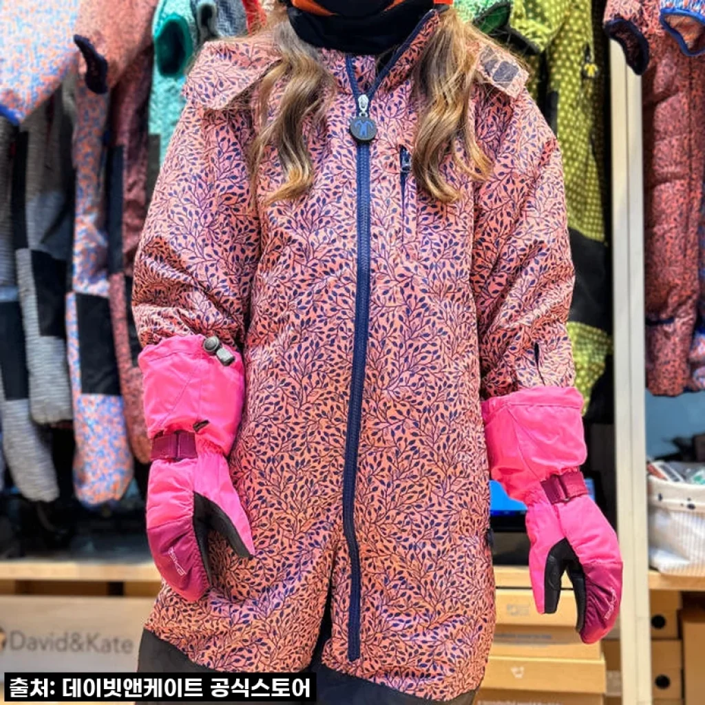 데이빗앤케이트 주니어 올인원 스키복 보드복 PIP 장갑 세트, 우리 아이 겨울 스키장 나들이 완벽 준비!