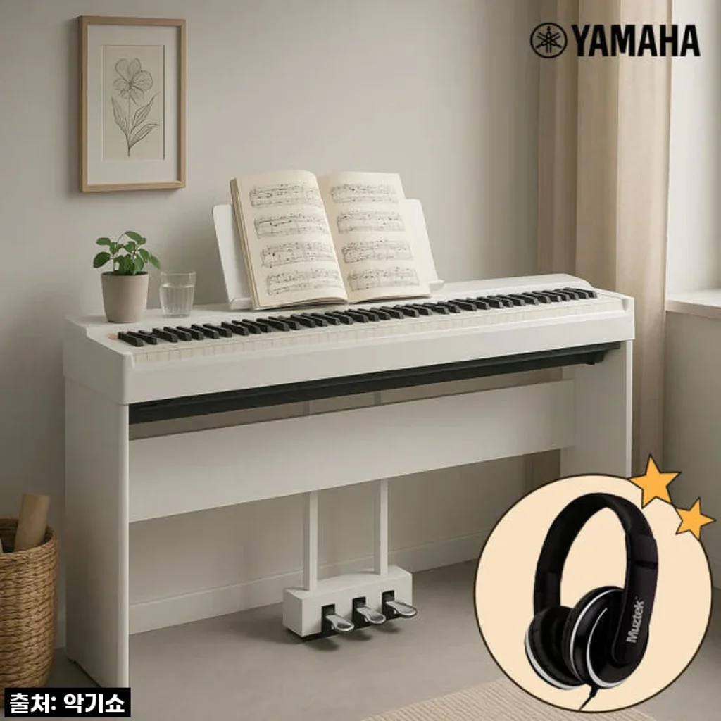 야마하 P225 디지털피아노, 우리 집 거실을 작은 음악 스튜디오로 바꿔준 마법 같은 선물!