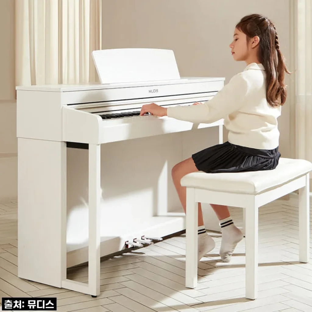 뮤디스 전자 디지털 피아노 MQ-700 목건반 천연목재 해머건반