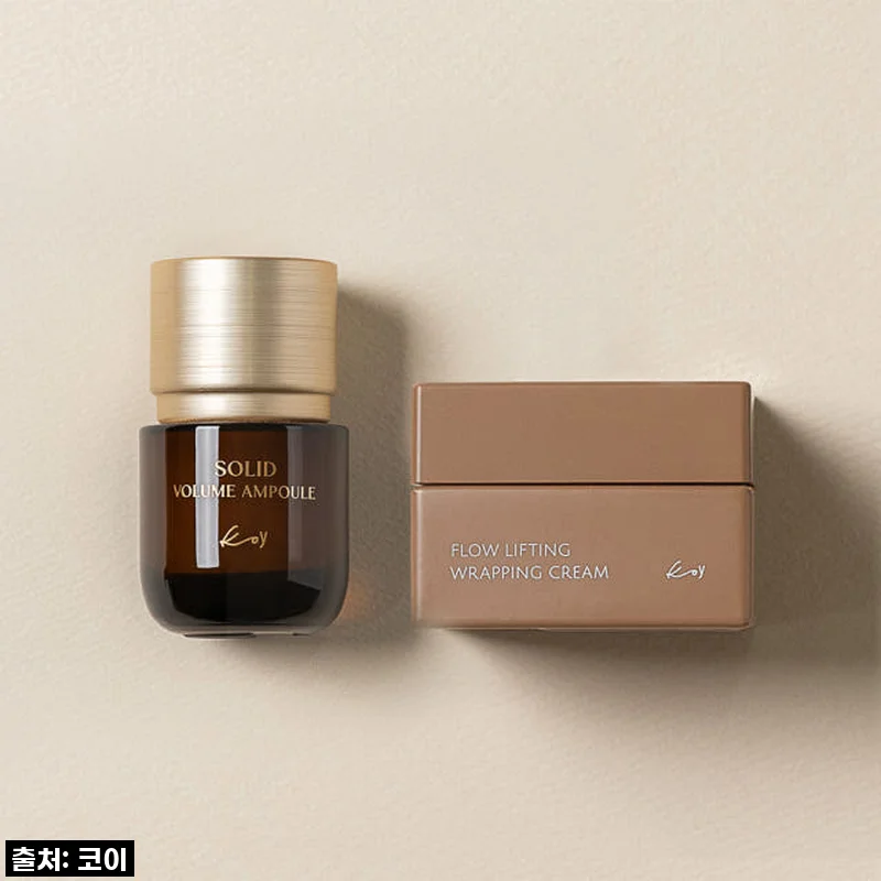 코이 솔리드 볼륨 앰플 35ml + 플로우 리프팅 랩핑크림 50ml 2종 세트