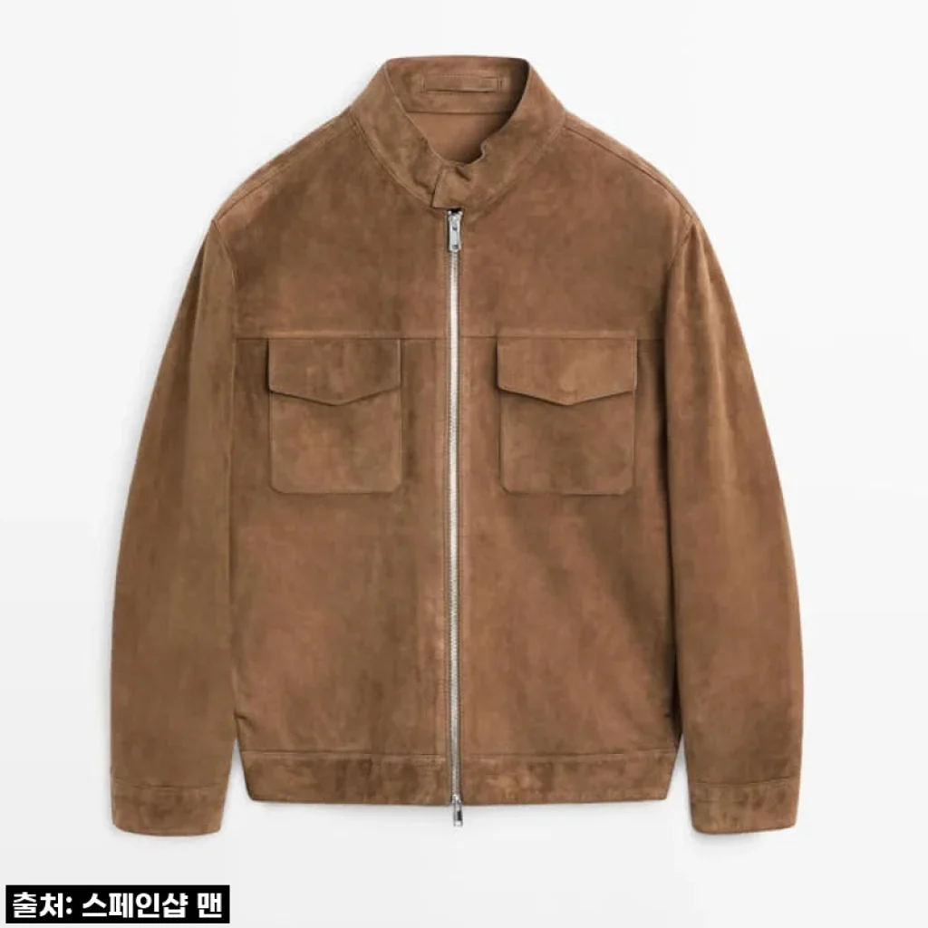 마시모두띠 스웨이드 레더 바이커 집업 재킷 3390/461 OCHRE 사용후기