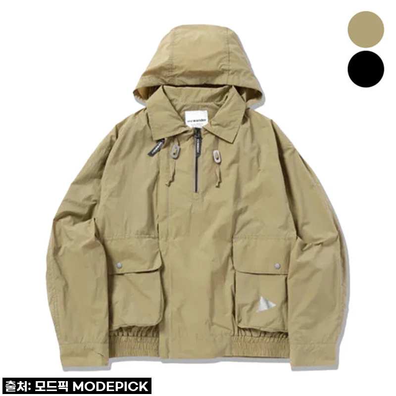앤드원더 자켓 water repellent light jacket 2 바람막이 사용후기