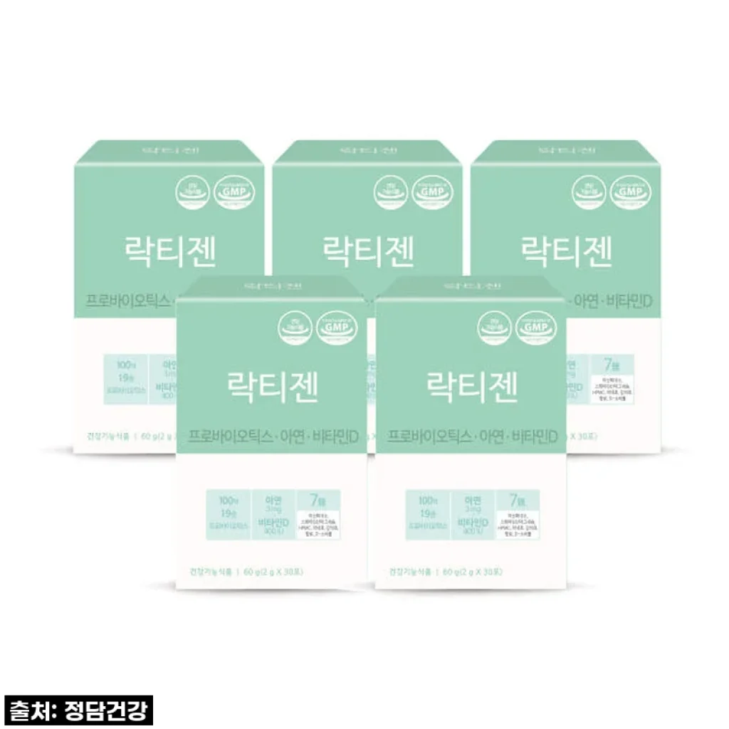 락티젠 유산균 프로바이오틱스 30포, 온가족 건강 지키는 비밀병기 사용후기