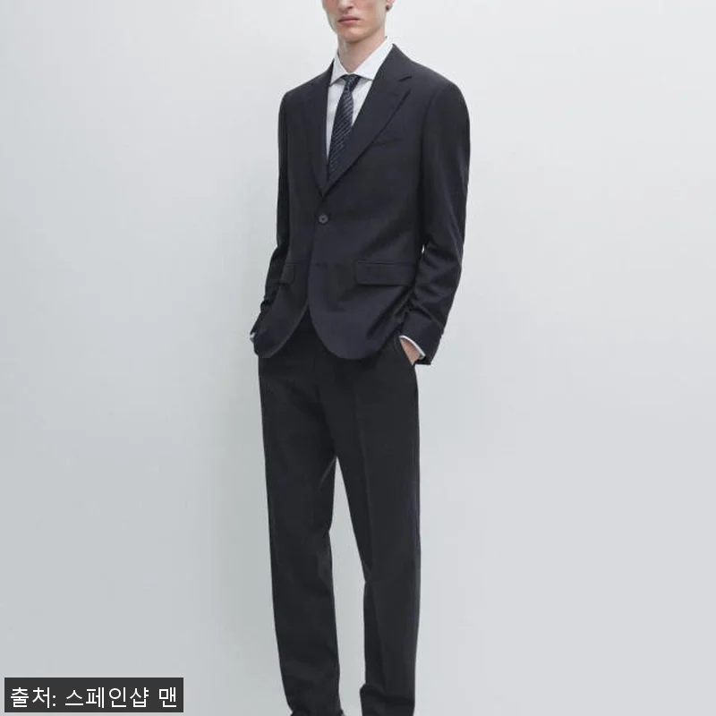 마시모두띠 울블렌드 남성 네이비 수트 관련 이미지 1