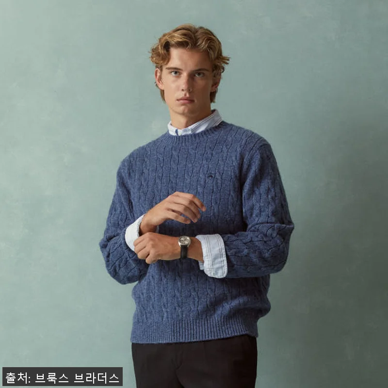 브룩스브라더스 셔틀랜드 케이블 풀오버 관련 이미지 1
