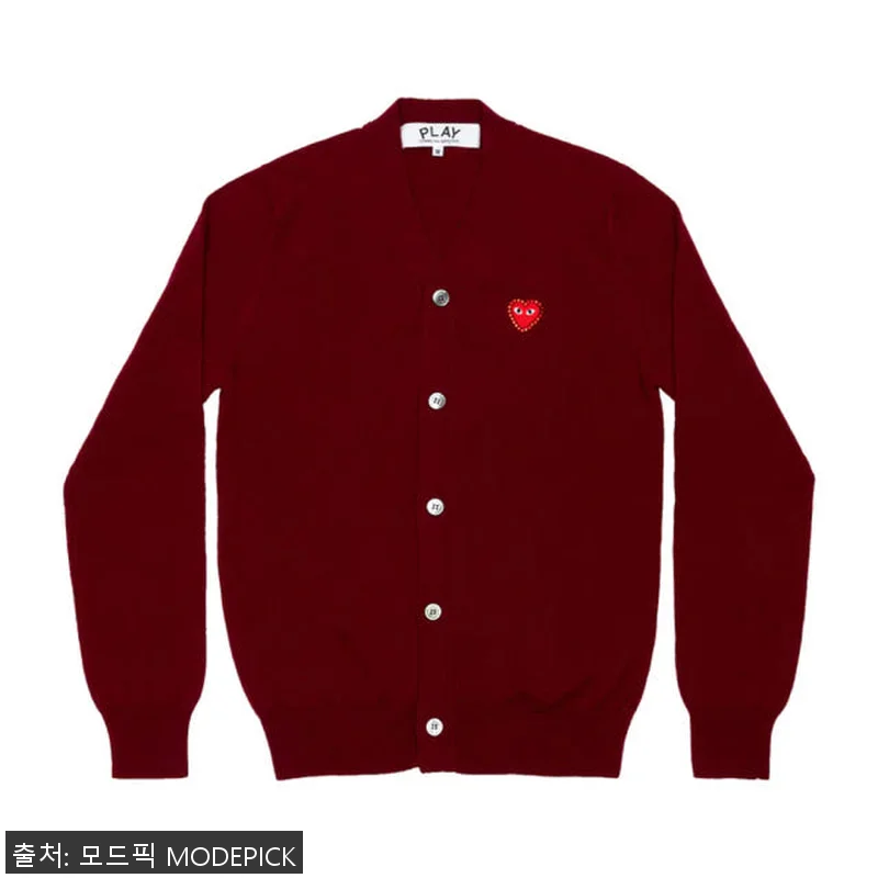 꼼데가르송 Unisex V-Neck 관련 이미지 2