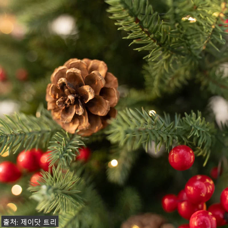 프리미엄 크리스마스 벽트리 100cm 관련 이미지 2