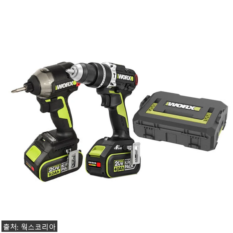웍스 충전 임팩드라이버 해머드릴 콤보 관련 이미지 2