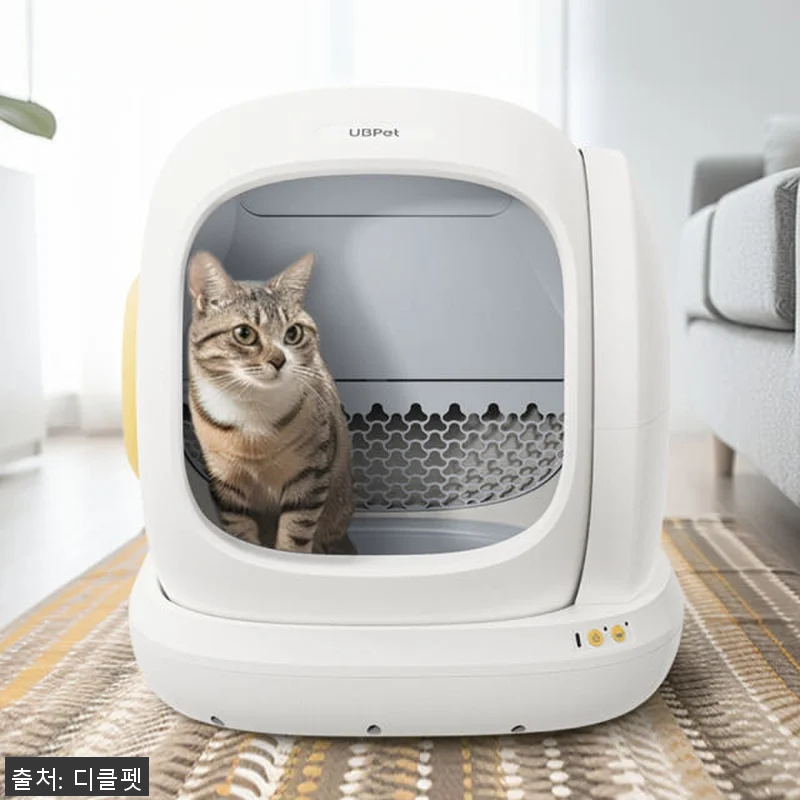 디클펫 고양이 자동 화장실 두잉 사용 관련 이미지 2