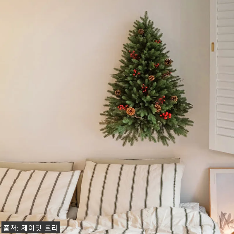 프리미엄 크리스마스 벽트리 100cm 관련 이미지 3