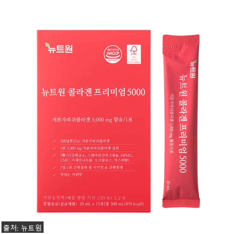 뉴트원 콜라겐프리미엄5000 저분자피 관련 이미지 3