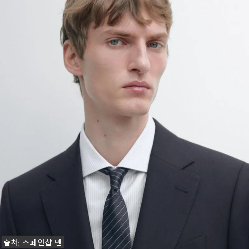 마시모두띠 울블렌드 남성 네이비 수트 관련 이미지 4