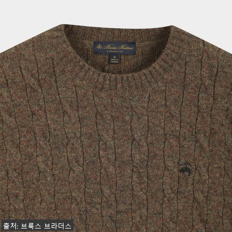 브룩스브라더스 셔틀랜드 케이블 풀오버 관련 이미지 4
