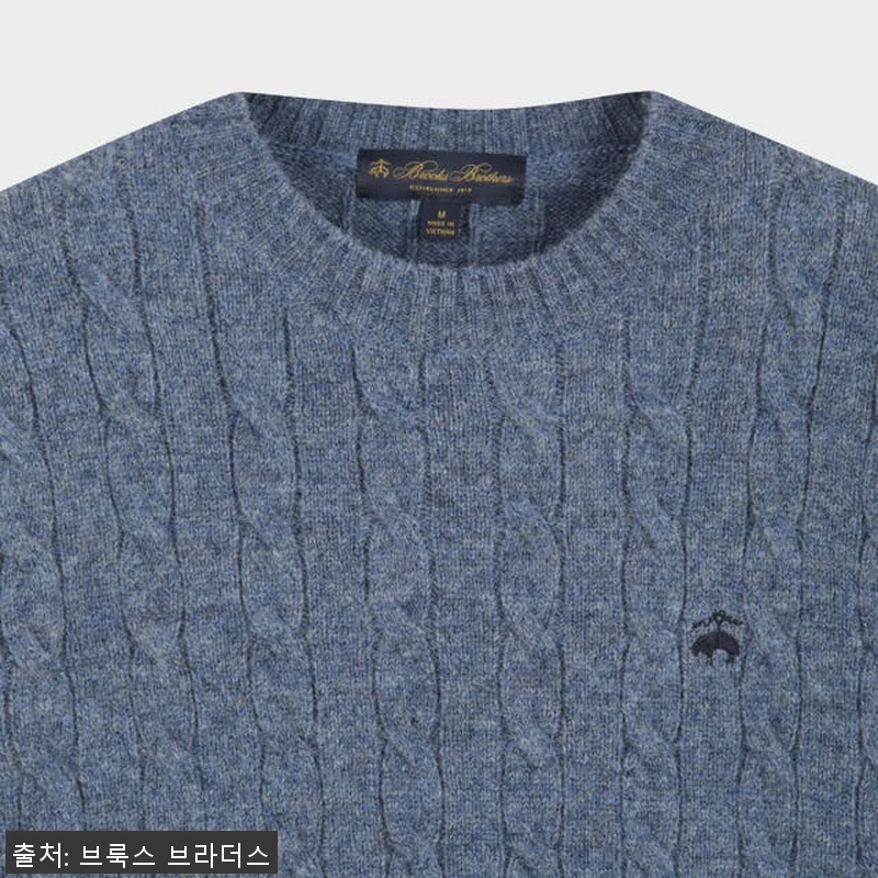 브룩스브라더스 셔틀랜드 케이블 풀오버 관련 이미지 4