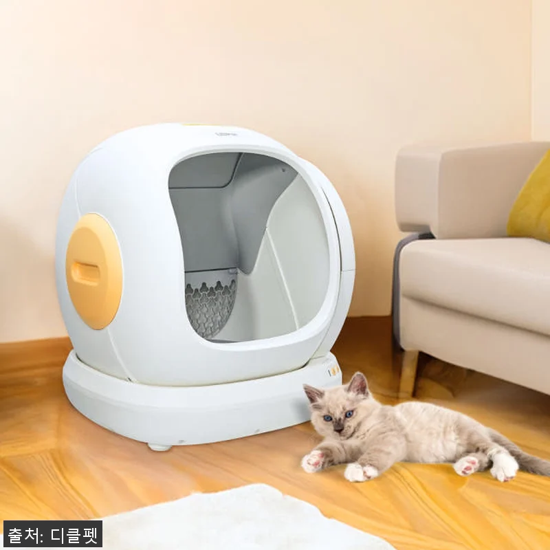 디클펫 고양이 자동 화장실 두잉 사용 관련 이미지 4