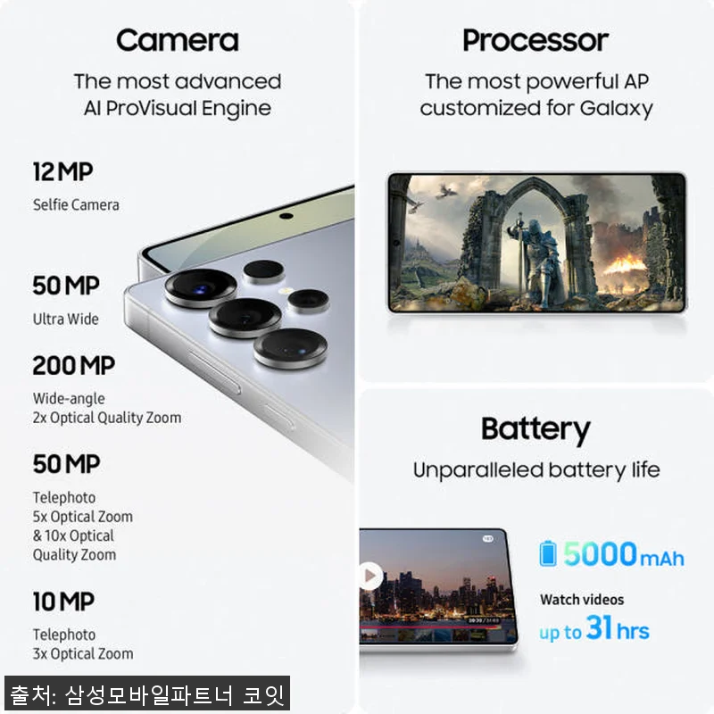 삼성전자 갤럭시 S25 울트라 256 관련 이미지 4