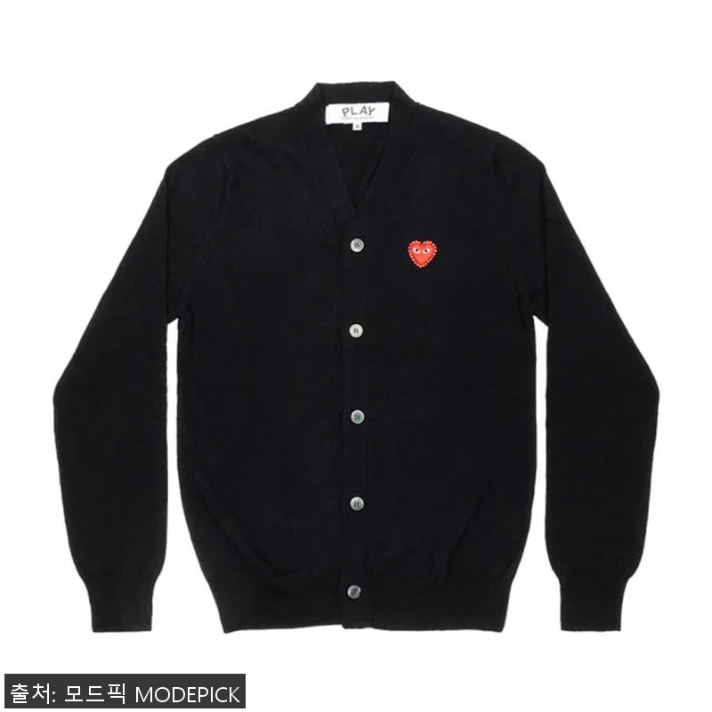 꼼데가르송 Unisex V-Neck 관련 이미지 5