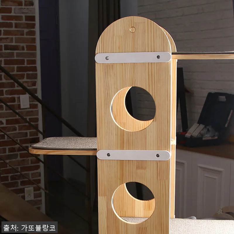 내추럴 파인 캣트리 고양이 원목 캣타 관련 이미지 6