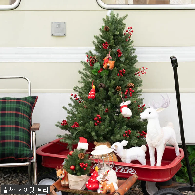 프리미엄 크리스마스 벽트리 100cm 관련 이미지 6