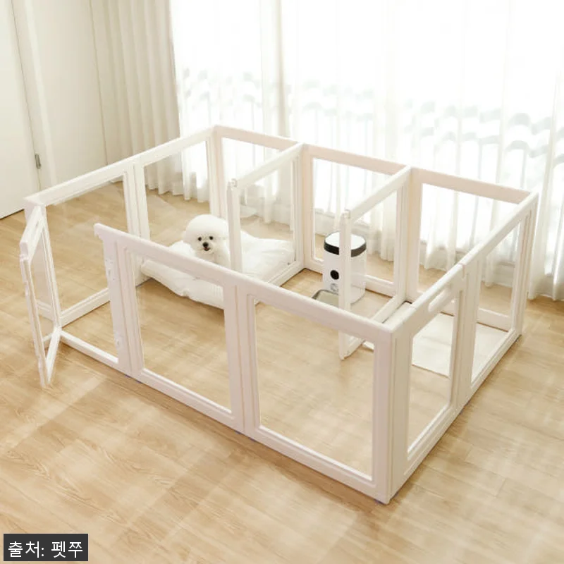 펫쭈 확장형 펫룸 투명 강아지 울타리 관련 이미지 6