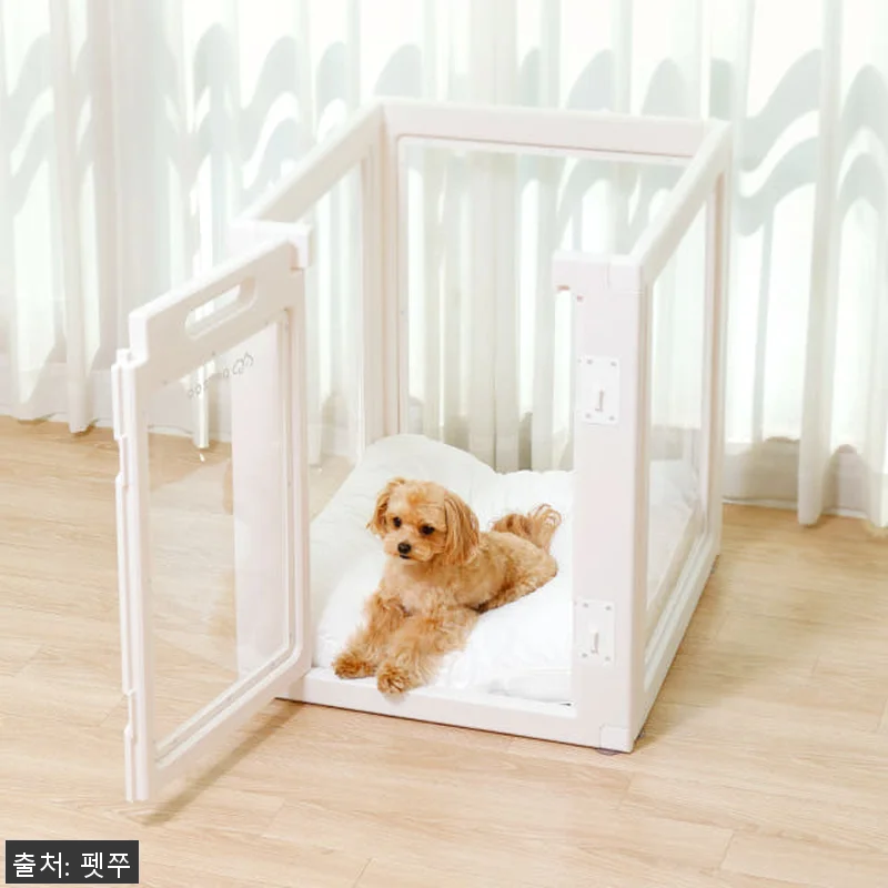 펫쭈 확장형 펫룸 투명 강아지 울타리 관련 이미지 9