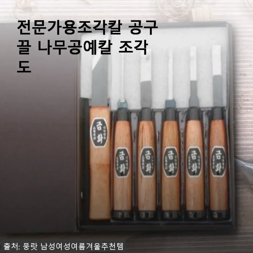 전문가용조각칼 공구끌 나무공예칼 조각도 사용후기