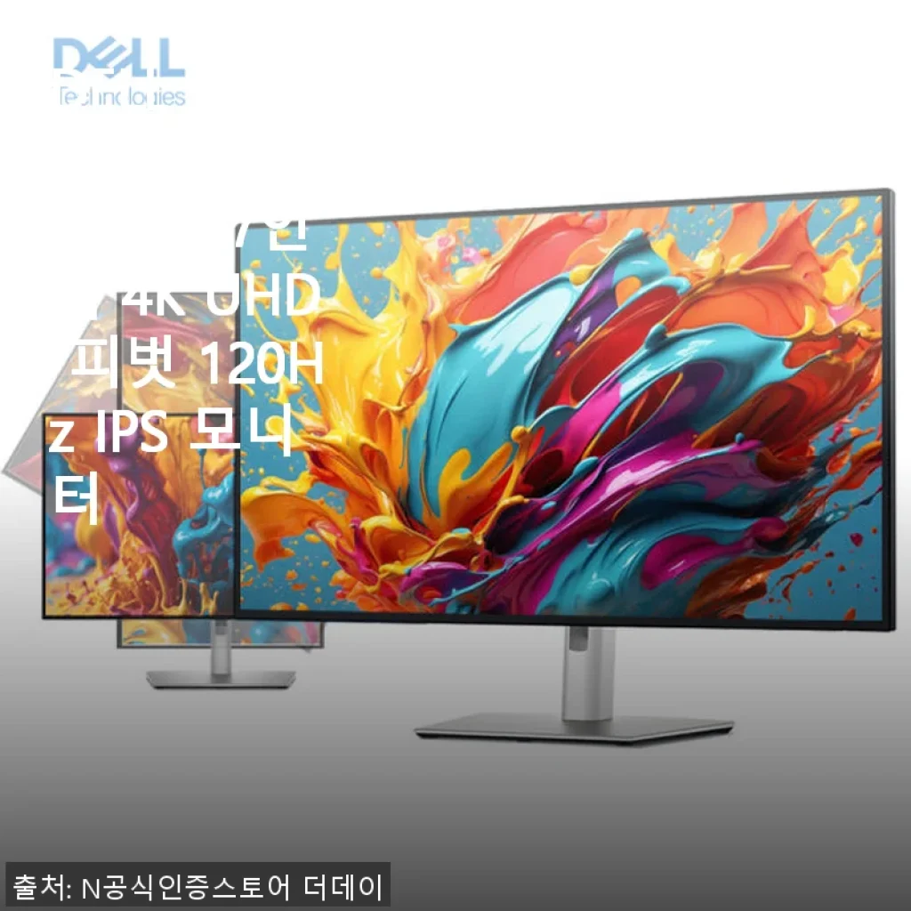 델 울트라샤프 U2725QE 27인치 4K UHD 피벗 120Hz IPS 모니터 사용후기