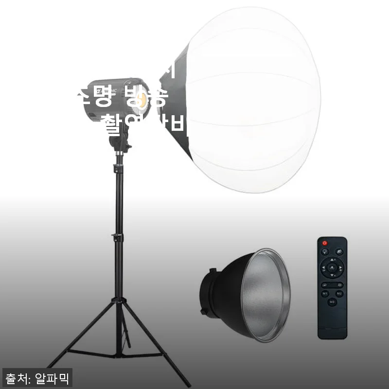 알파믹 음식 제품 사진촬영 지속광조명 사용후기: 분위기와 밝기 모두 만족스러워요