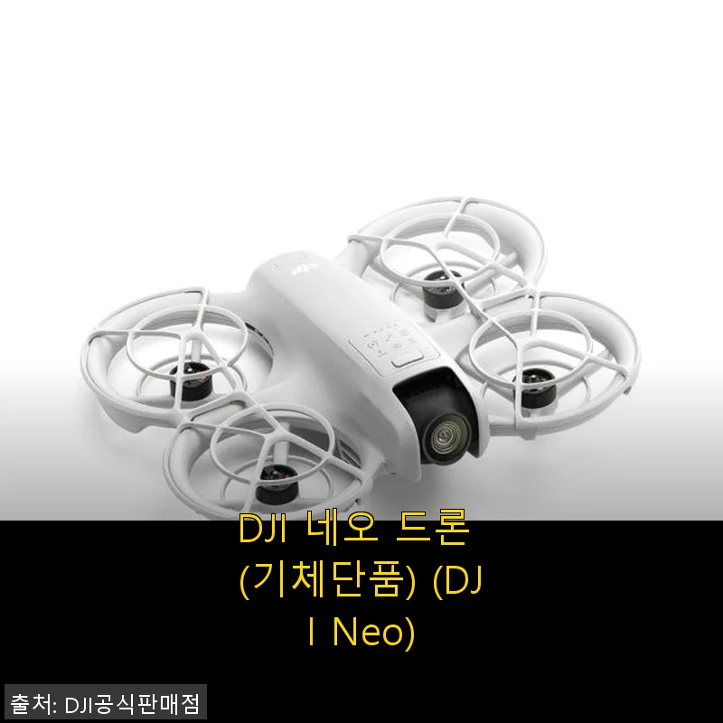 DJI 네오 드론 (기체단품) 사용후기와 구매 팁