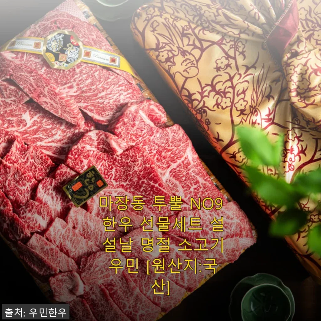 마장동 투뿔 NO9 한우 선물세트 사용후기 - 명절 특별한 선물로 딱 좋은 우민 한우