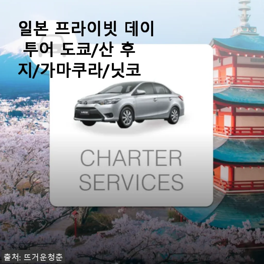 일본 프라이빗 데이 투어 도쿄/산 후지/가마쿠라/닛코 체험 후기와 상세 소개