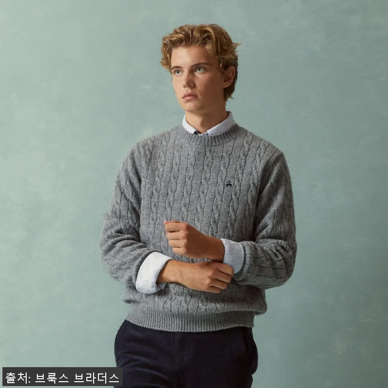 브룩스브라더스 셔틀랜드 케이블 풀오버 관련 이미지 1