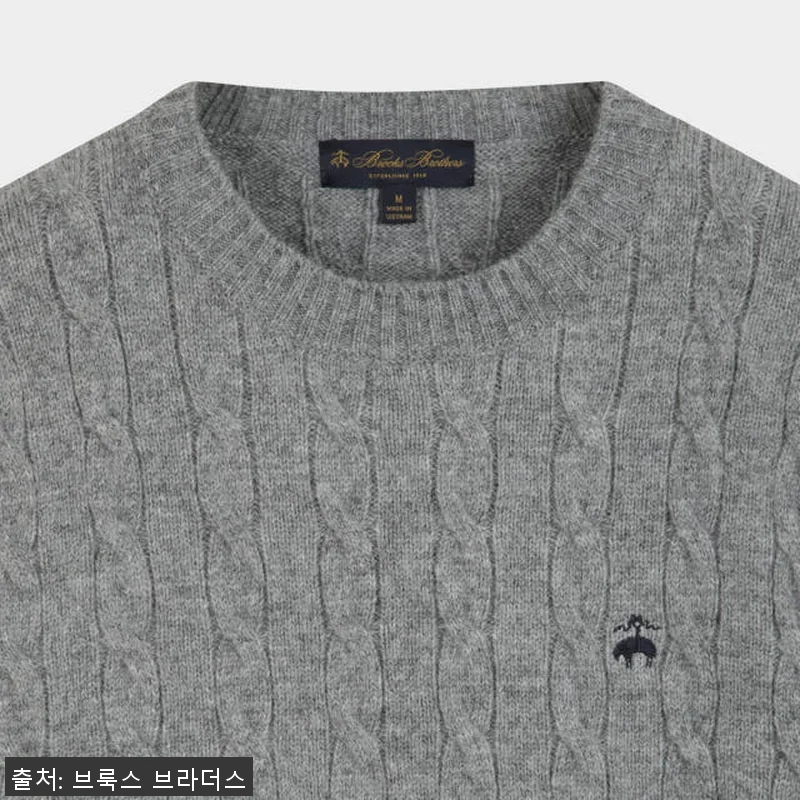 브룩스브라더스 셔틀랜드 케이블 풀오버 관련 이미지 4