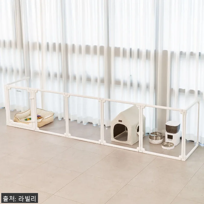 라빌리 확장형 투명 펫룸 강아지울타리 관련 이미지 4