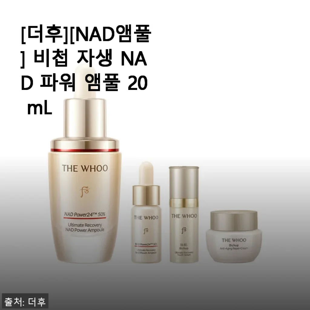 더후 비첩 자생 NAD 파워 앰풀 20mL 사용후기와 제품소개