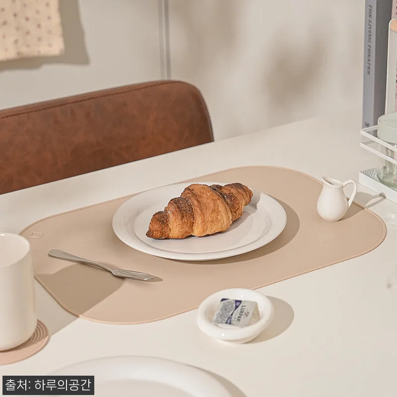 하루의공간 라운드 실리콘 식탁매트 4 관련 이미지 3