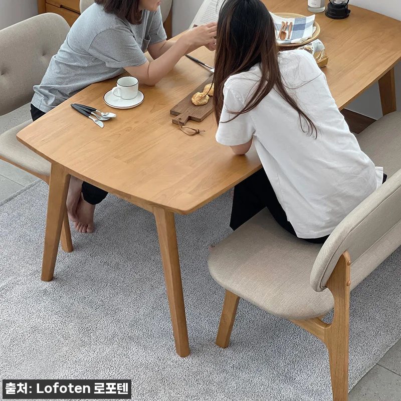로포텐 올라 원목 6인용 식탁 세트 1700, 45% 할인 중이라 눈여겨본 낮은 식탁 구성 16 로포텐 올라 원목 6인용 식탁 세트 관련 이미지 4